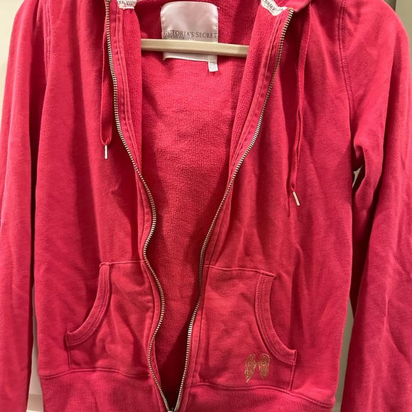 Y2K Vintage Victorias Secret Angel Supermodel Essentials bling hoodie 💖✨ - Picture 3 of 6